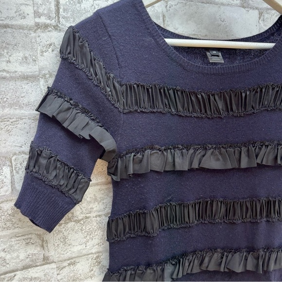 MARC by Marc Jacobs navy black sweater scoop dress women’s size XS - Picture 3 of 8